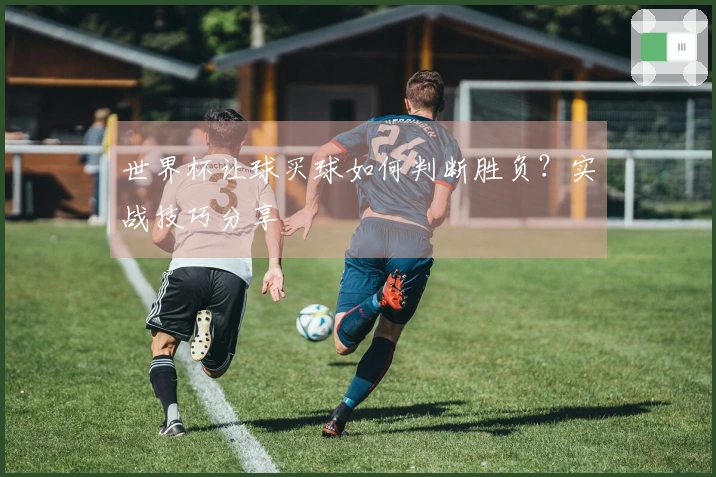 世界杯让球买球如何判断胜负？实战技巧分享